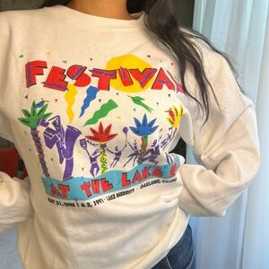 ‘91 vintage white crewneck